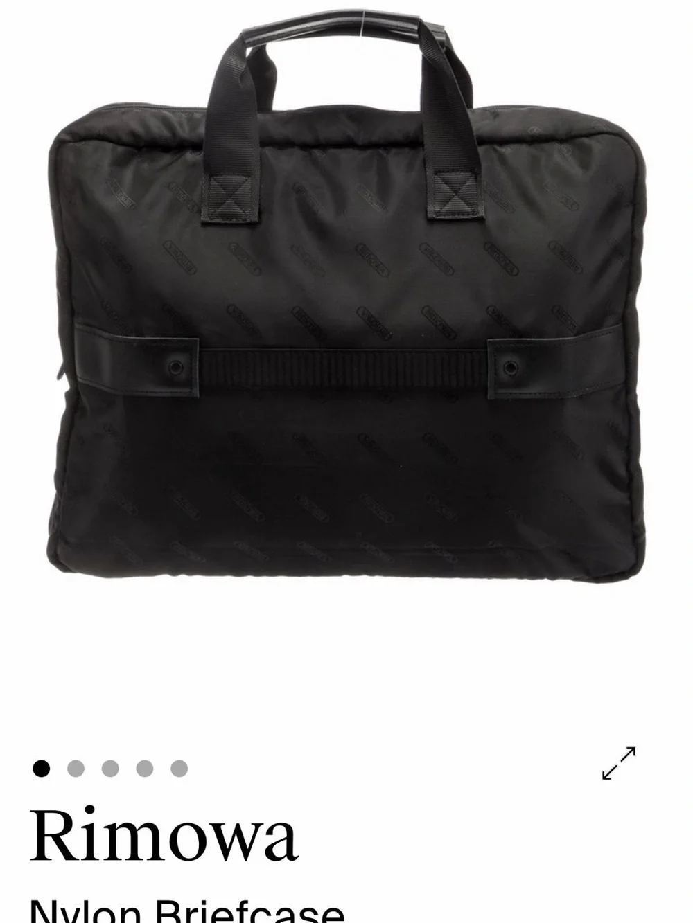 Vintage Rimowa Nylon briefcase laptop bag EUC $650 logo authentic $475 off!!!